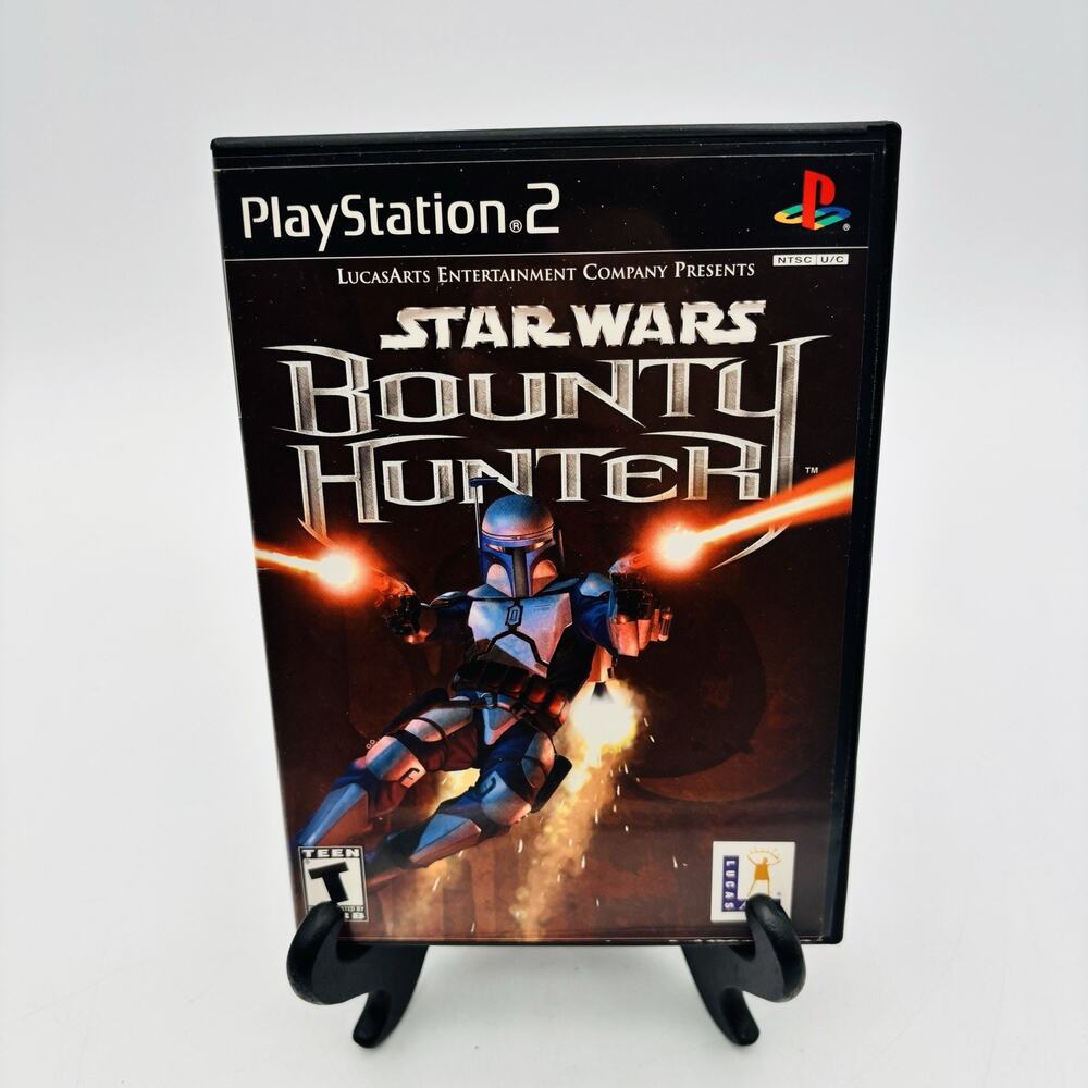 Star Wars Bounty Hunter - PlayStation 2 PS2 Game CIB - Tested Works Complete VG